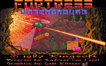 Fortress Underground screen shot title